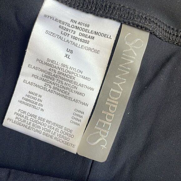 Skinny Dippers Black Swim Bottoms - XL - Picture 5 of 5